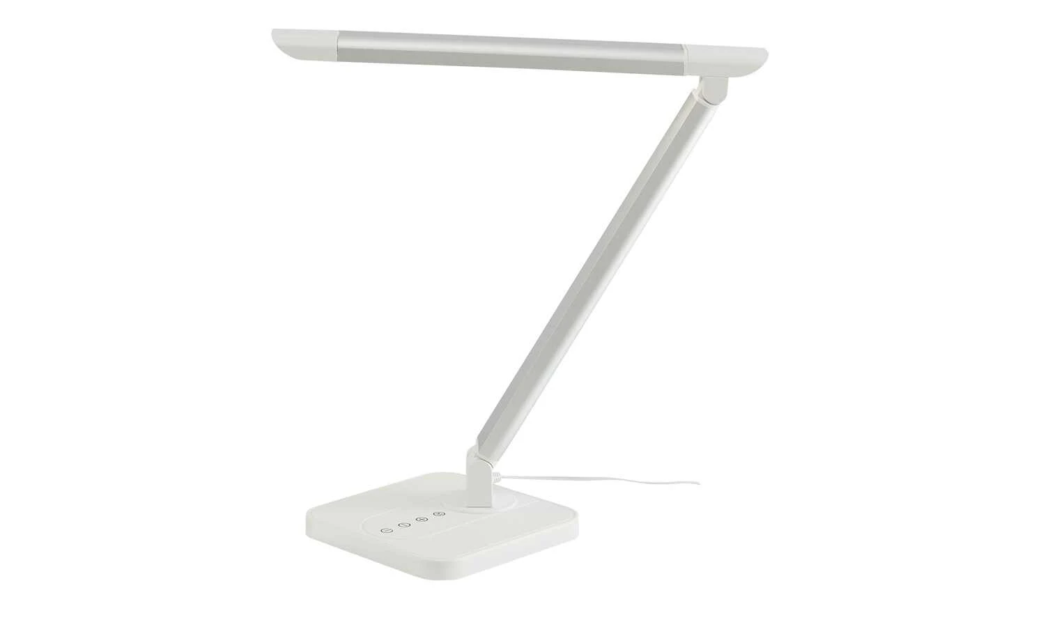 KHG LED-Tischleuchte, 1-flammig, Alu/weiß 6 KHG LED-Tischleuchte, 1-flammig, Alu/weiß – Bild 6