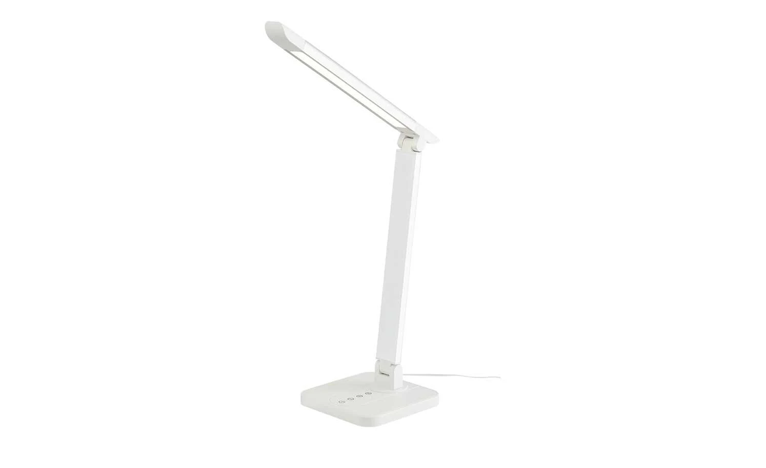 KHG LED-Tischleuchte, 1-flammig, Alu/weiß 8 KHG LED-Tischleuchte, 1-flammig, Alu/weiß – Bild 8