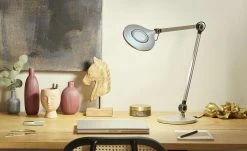 Meisterleuchten LED-Schreibtischleuchte, 1-flammig, silberfarben -Innenleuchten Verkaufsladen 11686636 4 202108172239