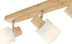 KHG Deckenstrahler, 3-flammig, Holz/ Stoffschirm weiß 11 KHG Deckenstrahler, 3-flammig, Holz/ Stoffschirm weiß -Innenleuchten Verkaufsladen 11686651 6 202205022313