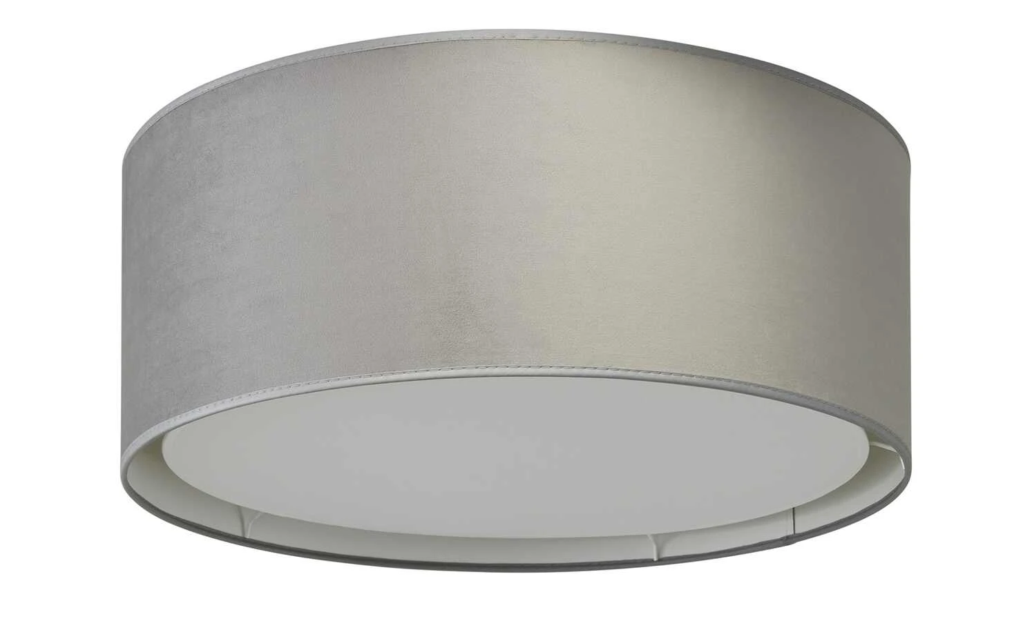 Deckenleuchte, 1-flammig, samt grau 2 Deckenleuchte, 1-flammig, samt grau – Bild 2