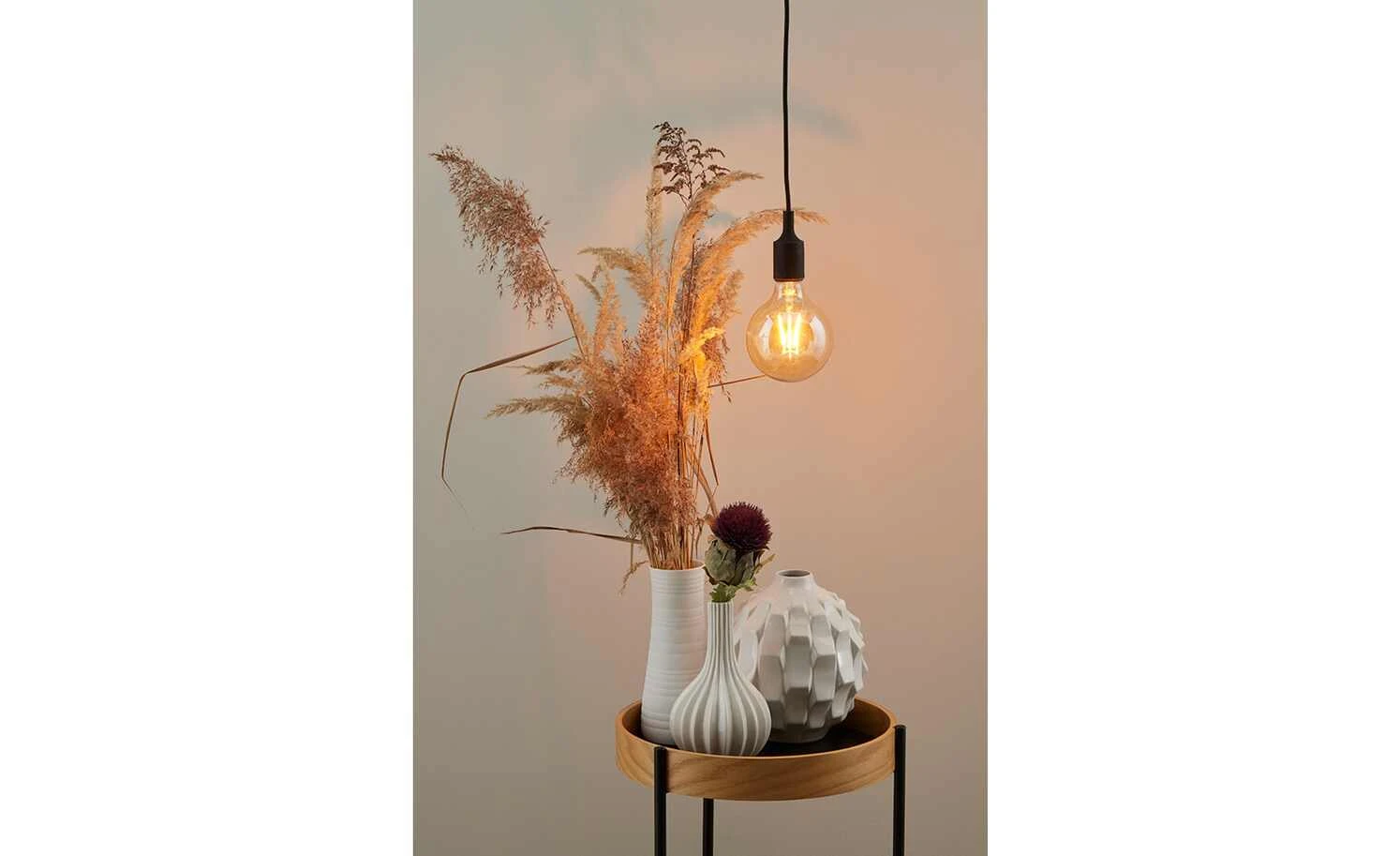 Pendelleuchte, 1-flammig, schwarz 1 Pendelleuchte, 1-flammig, schwarz