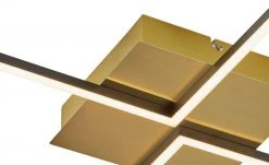 HOME STORY LED-Deckenleuchte, 2-flammig, schwarz/goldfarben 9 HOME STORY LED-Deckenleuchte, 2-flammig, schwarz/goldfarben -Innenleuchten Verkaufsladen 11686679 1 202203021235