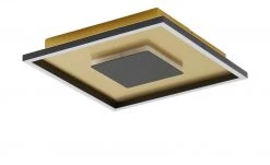 HOME STORY LED-Deckenleuchte, schwarz/goldfarben -Innenleuchten Verkaufsladen 11686681 4 202206282243