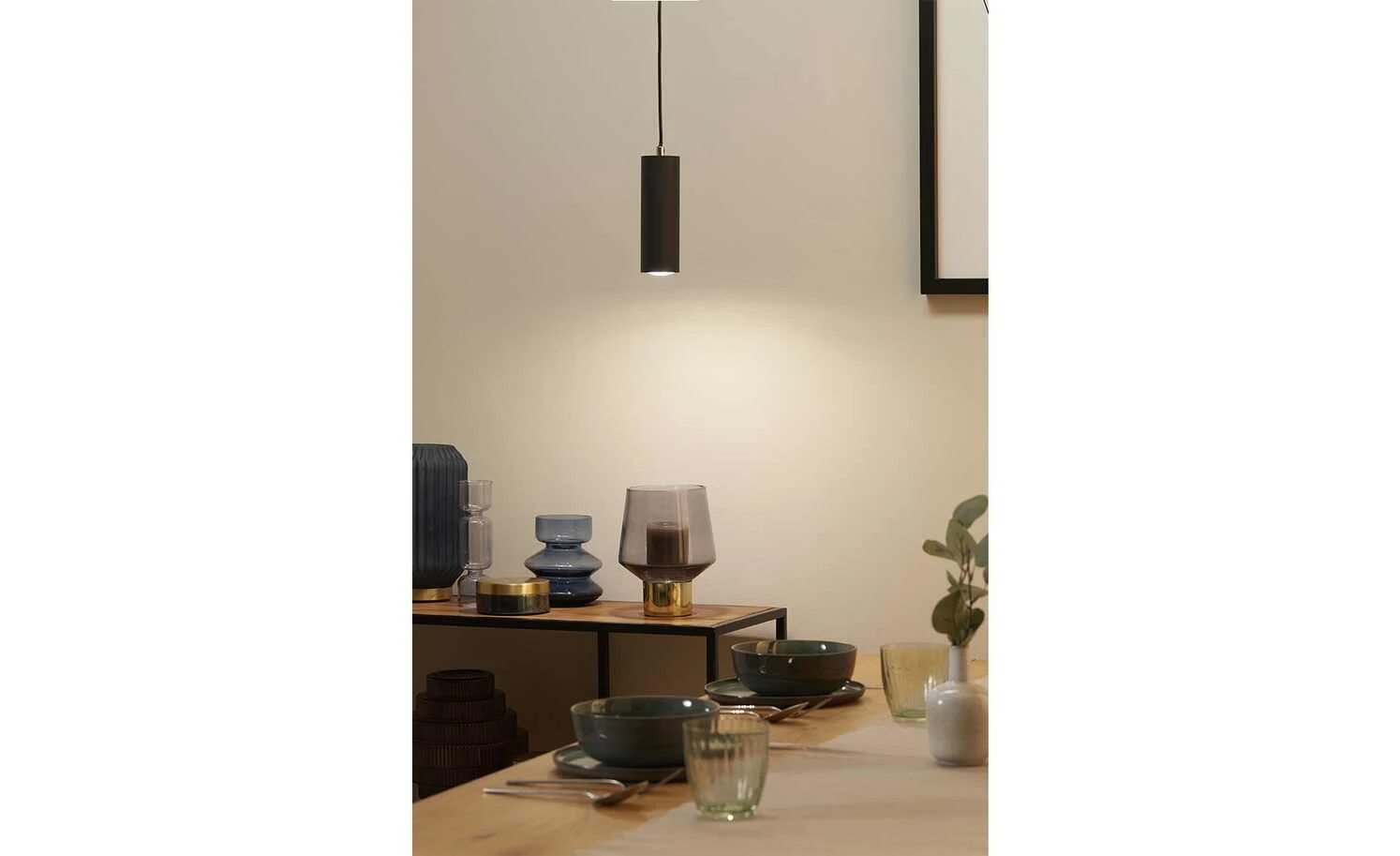 Trio Pendelleuchte, 1-flammig, schwarz 1 Trio Pendelleuchte, 1-flammig, schwarz