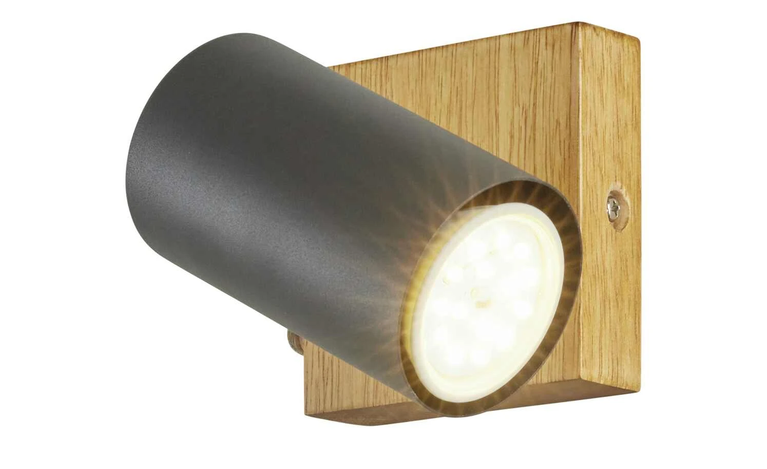 Trio Wand-/ Deckenspot, schwarz / Eiche 6 Trio Wand-/ Deckenspot, schwarz / Eiche – Bild 6