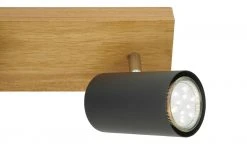 Trio Deckenspot, 3-flammig, schwarz / Eiche -Innenleuchten Verkaufsladen 11686694 7 202104272235