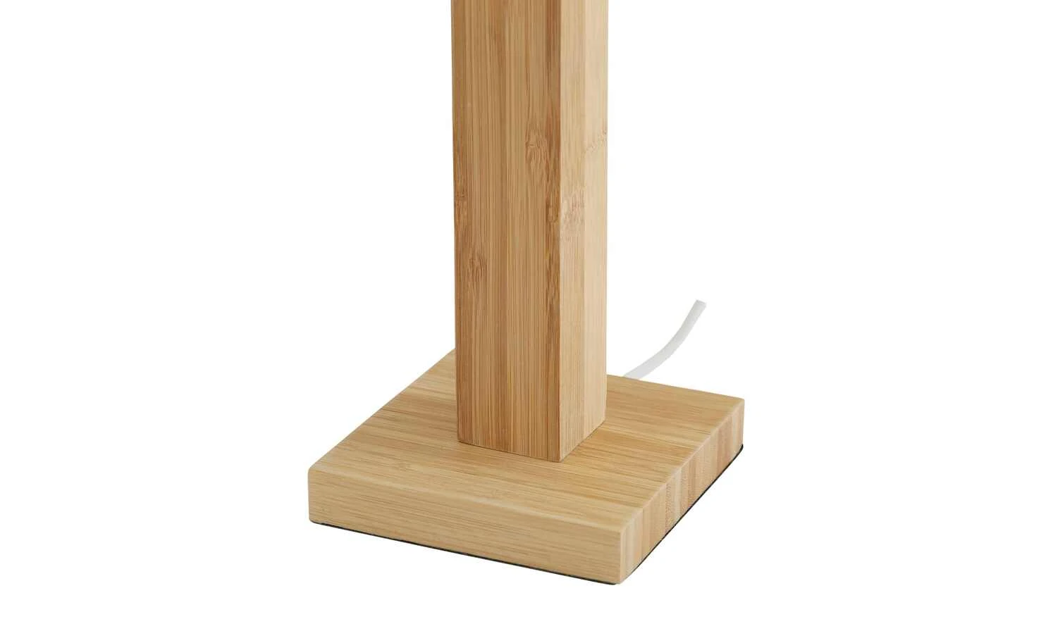 HOME STORY Tischleuchte, 1-flammig, Bambus/ Stoff natur 5 HOME STORY Tischleuchte, 1-flammig, Bambus/ Stoff natur – Bild 5