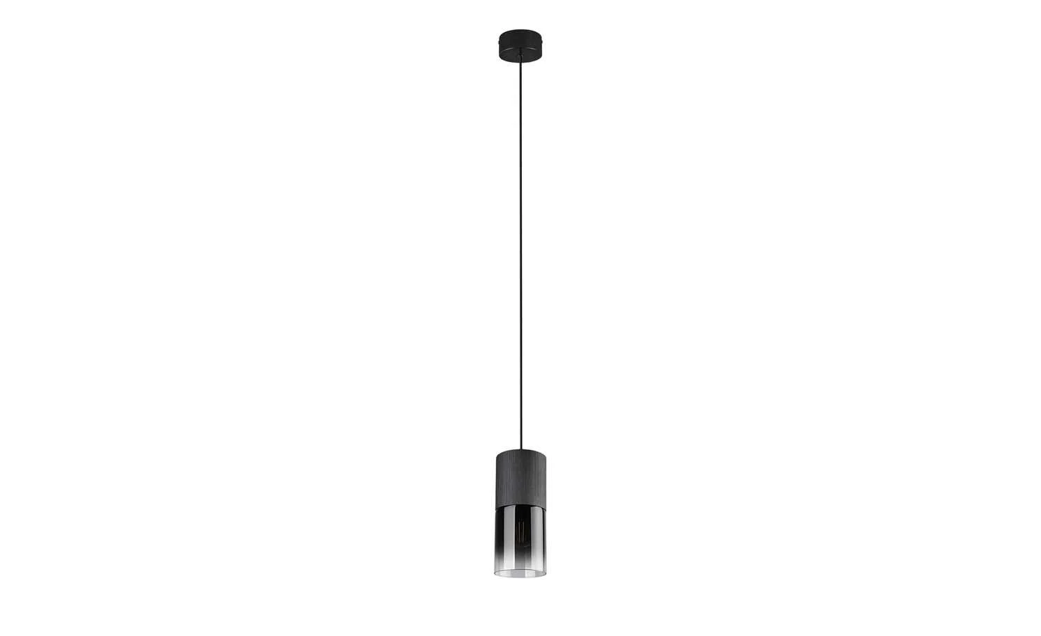 Trio Pendelleuchte, 1-flammig, Rauchglas schwarz 5 Trio Pendelleuchte, 1-flammig, Rauchglas schwarz – Bild 5