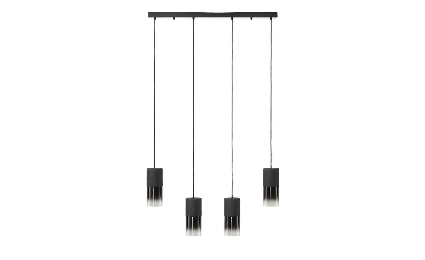 Trio Pendelleuchte, 4-flammig, Rauchglas schwarz 5 Trio Pendelleuchte, 4-flammig, Rauchglas schwarz – Bild 5
