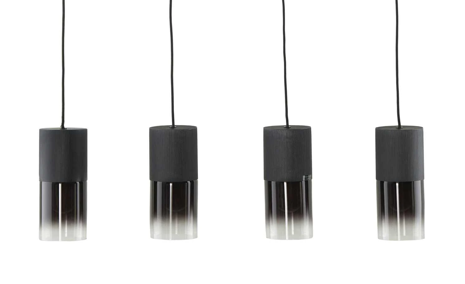 Trio Pendelleuchte, 4-flammig, Rauchglas schwarz 6 Trio Pendelleuchte, 4-flammig, Rauchglas schwarz – Bild 6