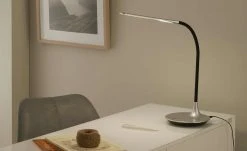 Paul Neuhaus LED-Schreibtischleuchte, silberfarben