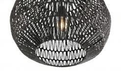 KHG Pendelleuchte, 1-flammig, Papierseil schwarz 10 KHG Pendelleuchte, 1-flammig, Papierseil schwarz -Innenleuchten Verkaufsladen 11686828 4 202203081236