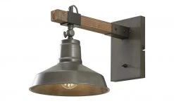 Wandleuchte, 1-flammig, schwarz/holz -Innenleuchten Verkaufsladen 11686862 9 202109142232