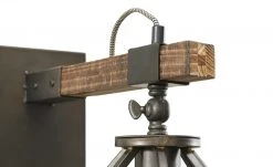 Wandleuchte, 1-flammig, schwarz/holz 14 Wandleuchte, 1-flammig, schwarz/holz -Innenleuchten Verkaufsladen 11686863 4 202109011239