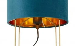 Fischer-Honsel Tischleuchte, 1-flammig, türkis Samt `klein´ | 32|cm Blau, Grün 11 Fischer-Honsel Tischleuchte, 1-flammig, türkis Samt `klein´ | 32|cm Blau, Grün -Innenleuchten Verkaufsladen 11686921 3 202112281240