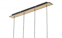 Pendelleuchte, 4-flammig, Eiche/schwarz -Innenleuchten Verkaufsladen 11686935 4 202205062232