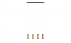 Pendelleuchte, 4-flammig, Eiche/schwarz -Innenleuchten Verkaufsladen 11686935 6 202205062232