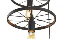 Pendelleuchte, 5-flammig, ´Radspeiche` 10 Pendelleuchte, 5-flammig, ´Radspeiche` -Innenleuchten Verkaufsladen 11686943 3 202201242233