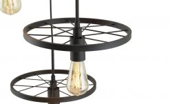 Pendelleuchte, 5-flammig, ´Radspeiche` 13 Pendelleuchte, 5-flammig, ´Radspeiche` -Innenleuchten Verkaufsladen 11686943 6 202201242233