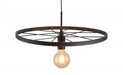 Pendelleuchte, 1-flammig, `Radspeiche` schwarz -Innenleuchten Verkaufsladen 11686944 7 202201211235