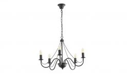 Kronleuchter, 5-flammig, schwarz 9 Kronleuchter, 5-flammig, schwarz -Innenleuchten Verkaufsladen 11686960 3 202205041236