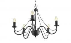 Kronleuchter, 5-flammig, schwarz 11 Kronleuchter, 5-flammig, schwarz -Innenleuchten Verkaufsladen 11686960 5 202205041236