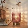 Mobile-Tischleuchte, Glas Rosa | Rosa 15|cm