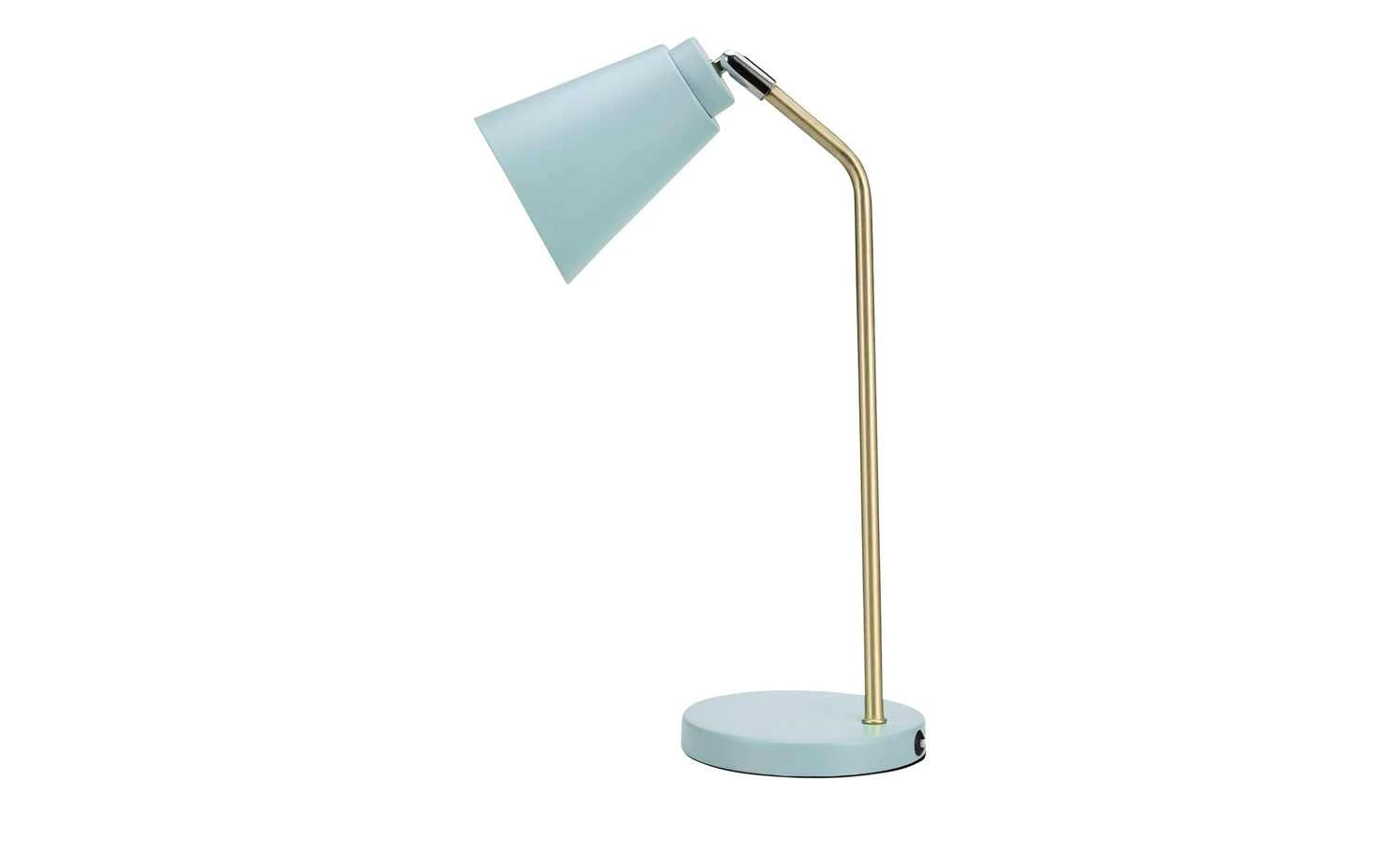 Tischleuchte, 1-flammig, hellblau/goldfarben 3 Tischleuchte, 1-flammig, hellblau/goldfarben – Bild 3