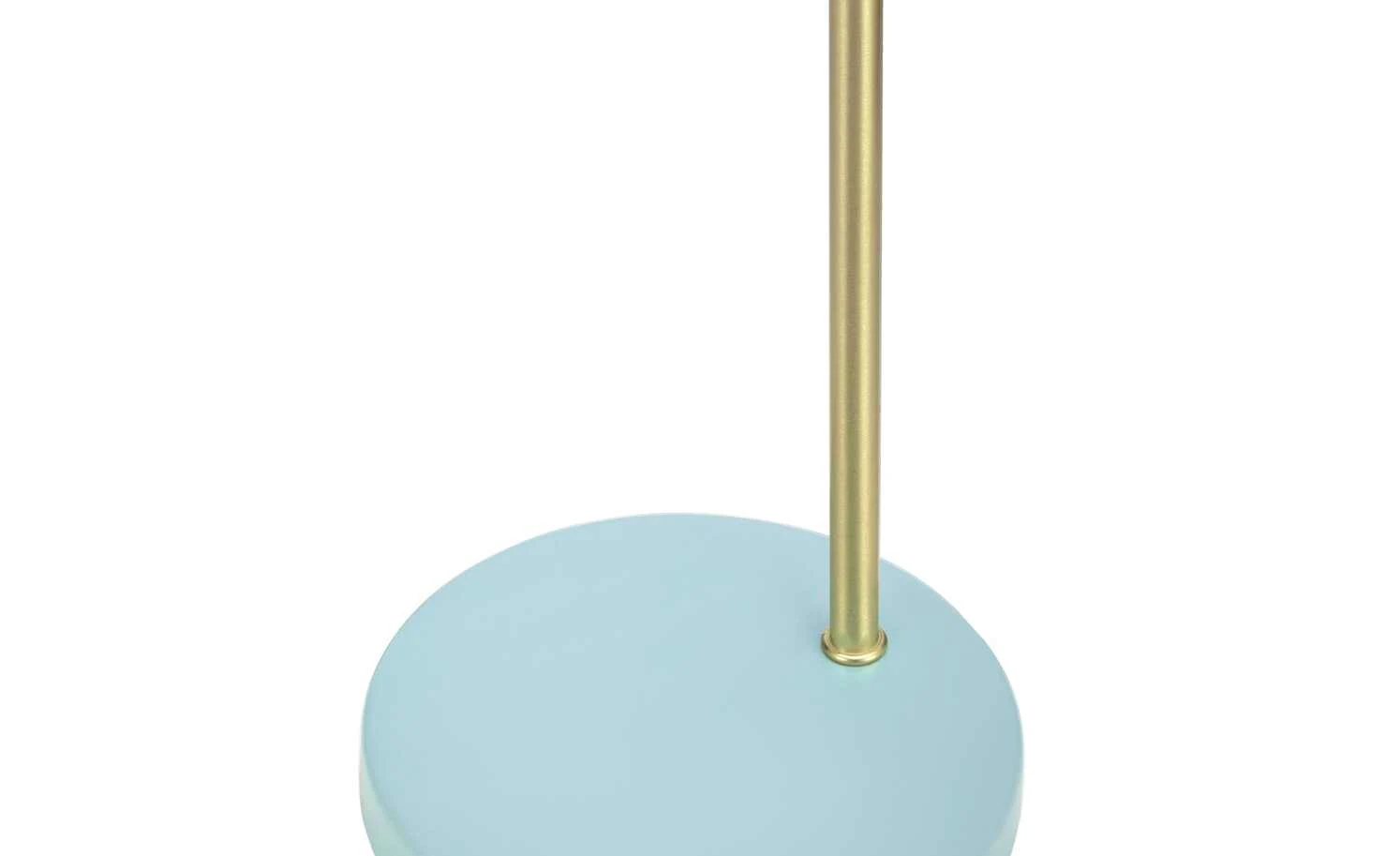 Tischleuchte, 1-flammig, hellblau/goldfarben 4 Tischleuchte, 1-flammig, hellblau/goldfarben – Bild 4