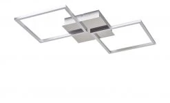 Paul Sommerkamp Leuchten LED-Deckenleuchte, 2-flammig, Alu / chrom