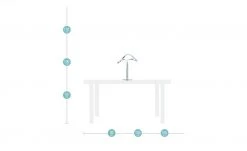 KHG LED-Tischleuchte, 1-flammig, chrom -Innenleuchten Verkaufsladen 11687001 2 202207271302