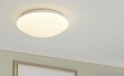 KHG LED-Deckenleuchte, Kunststoff weiß