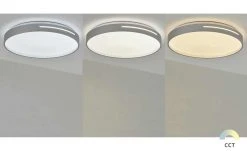 KHG LED-Deckenleuchte, 1-flammig, silberfarben -Innenleuchten Verkaufsladen 11687021 3 202203101234