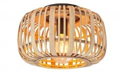 Deckenleuchte, 1-flammig. Rattanschirm `klein` -Innenleuchten Verkaufsladen 11687088 1 202206291057