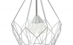 Wofi LED-Pendelleuchte, 1-flammig, chrom Kristalloptik -Innenleuchten Verkaufsladen 11687093 1 202111301239