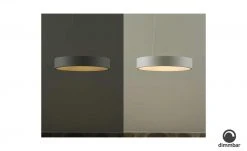 Wofi LED-Pendelleuchte, weiß mit indirekter Beleuchtung