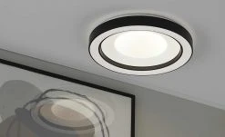 Trio LED-Deckenleuchte, schwarz mit Fernbedienung -Innenleuchten Verkaufsladen 11687111 6 202201271233