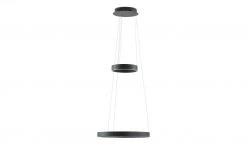 B-Leuchten LED-Pendelleuchte, schwarz `Ringe´ -Innenleuchten Verkaufsladen 11687116 10 202202071235