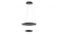 B-Leuchten LED-Pendelleuchte, schwarz `Ringe´ -Innenleuchten Verkaufsladen 11687116 11 202202071235