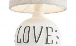 Trio Keramik-Tischleuchte, 1-flammig, ´Love´ -Innenleuchten Verkaufsladen 11687120 4 202112271233 1