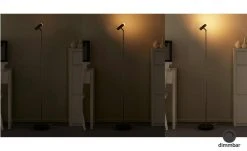 B-Leuchten LED-Stehleuchte, 1-flammig, bronzefarben