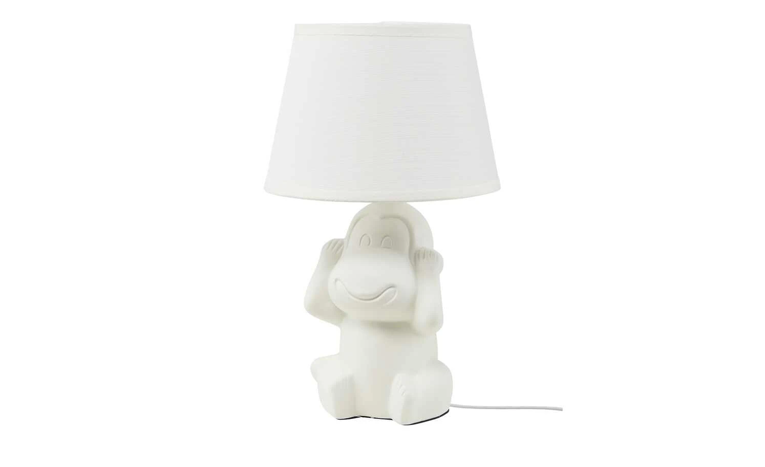 Trio Keramik-Tischleuchte, 1-flammig, weiß 8 Trio Keramik-Tischleuchte, 1-flammig, weiß – Bild 8