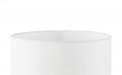 B-Leuchten Tischleuchte, 1-flammig, schwarz/chrom, Stoffschirm -Innenleuchten Verkaufsladen 11687133 1 202112232232