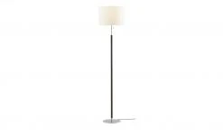 B-Leuchten Stehleuchte, 1-flammig, schwarz/chrom,Stoffschirm -Innenleuchten Verkaufsladen 11687134 7 202111241245