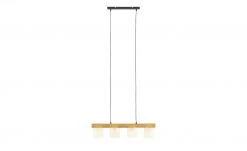 Trio Pendelleuchte, 4-flammig, Holz/ Stoffschirm weiß -Innenleuchten Verkaufsladen 11687144 7 202201251234