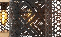 Pendelleuchte, 4-flammig, mit verschiedenen Metallschirmen -Innenleuchten Verkaufsladen 11687172 1 202201251234