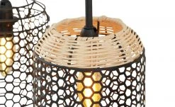 Pendelleuchte, 4-flammig, mit verschiedenen Metallschirmen -Innenleuchten Verkaufsladen 11687172 5 202201251234