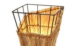 Tischleuchte, 1-flammig, Metall mit Grasgeflecht 11 Tischleuchte, 1-flammig, Metall mit Grasgeflecht -Innenleuchten Verkaufsladen 11687174 5 202201122234