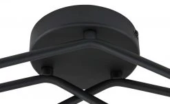 Deckenleuchte, 6-flammig, schwarz, Draht-Rattan 9 Deckenleuchte, 6-flammig, schwarz, Draht-Rattan -Innenleuchten Verkaufsladen 11687180 3 202202071235